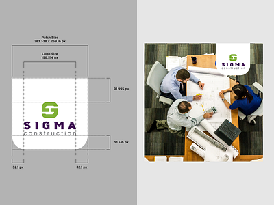 Sigma Construction albania brand guide guidelines identity logo sigma socialmedia
