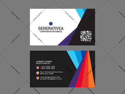 Modern business card design template business business card card design graphic design