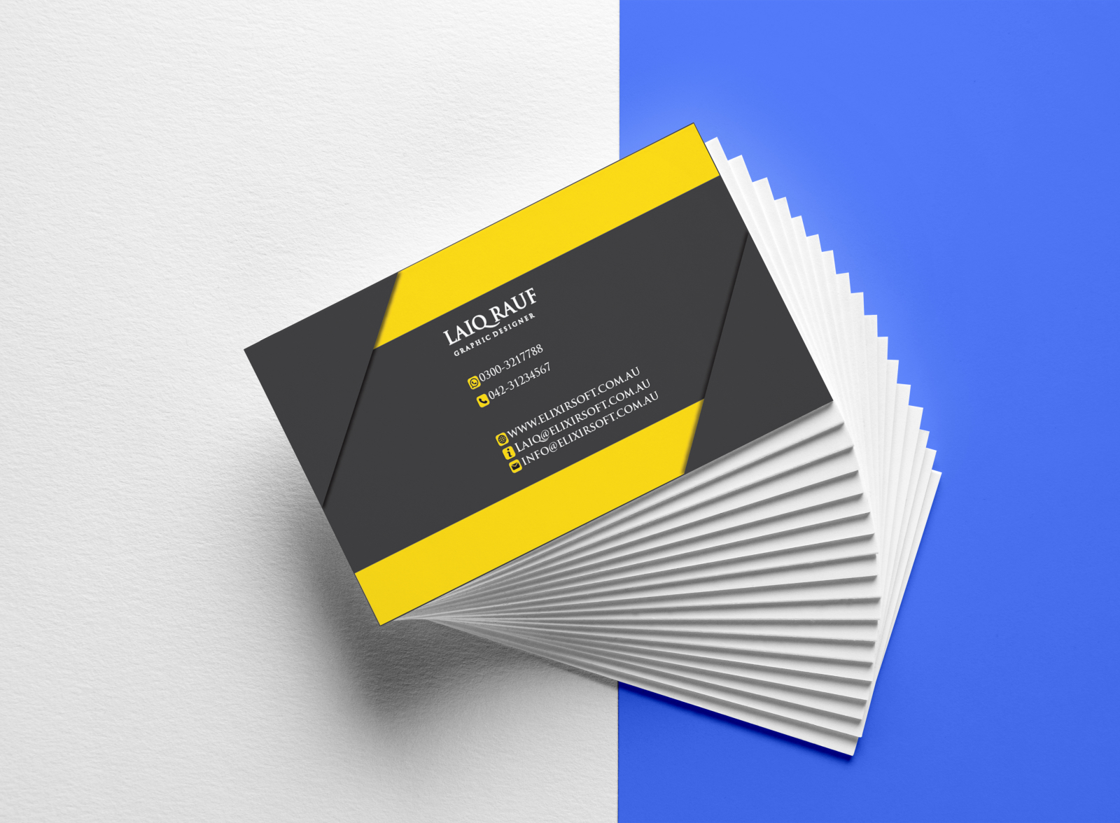 B.Card By Laiq Rauf On Dribbble