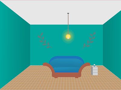 3D Room design graphic design illustration