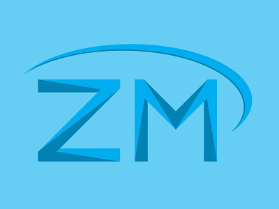 Redesigned the identity ZM Zahid Mehmood branding design graphic design logo typography
