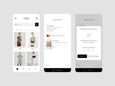 ecommerce store app by Ayoub Elimrani on Dribbble