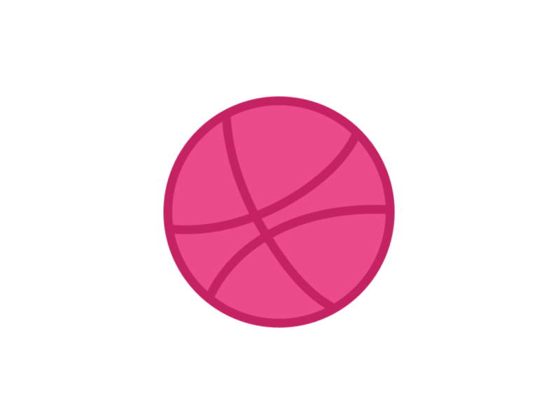 Dribbble Ball after effects animation dribbble illustration write on