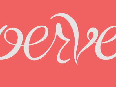 In progress calligraphy custom type design graphic design lettering script typography