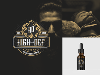 High-Def Beard Essentials Brand ID