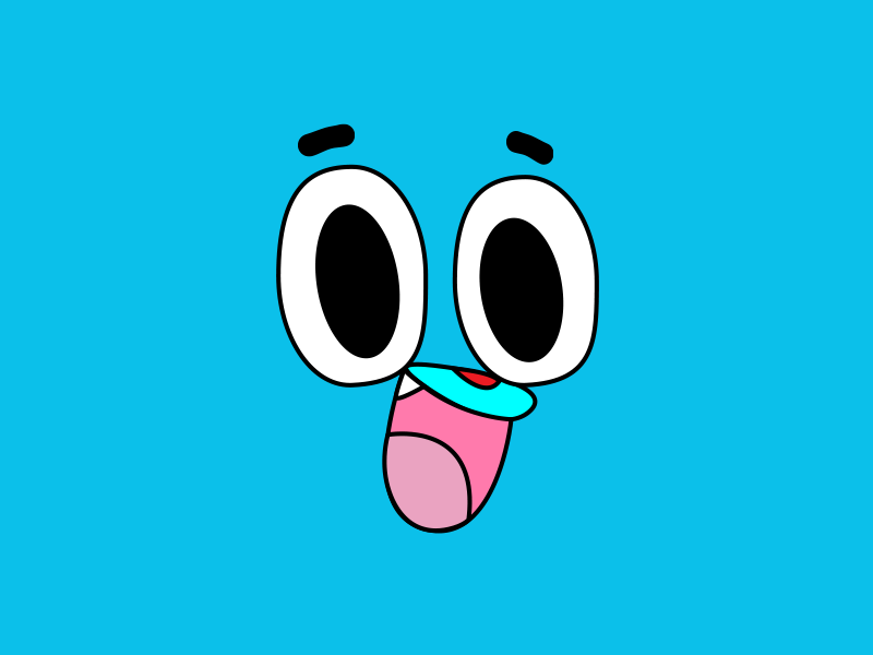 Minimalist Gumball Watterson by Shane Kavanagh on Dribbble