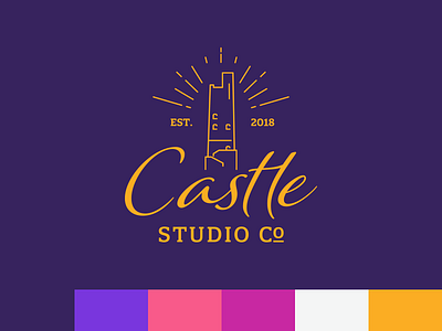 Castle Studio Co. brand branding castle design huddersfield illustration logo marketing studio ui victoria tower