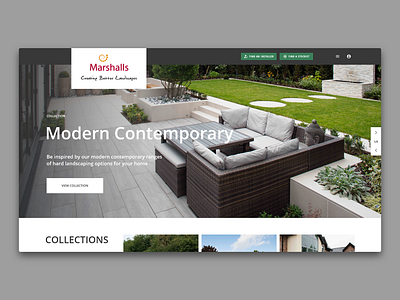 In House Concept - Unused brand clean contemporary design grid home minimal typography ui ux web web design