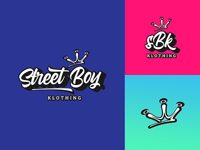 SBK - Branding in progress apparel brand branding bright clothing crown design fashion illustration logo minimal typography vector