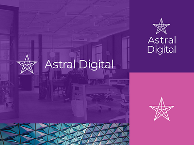 Astral Digital - Brand Showcase brand branding design flat icon logo minimal typography vector web