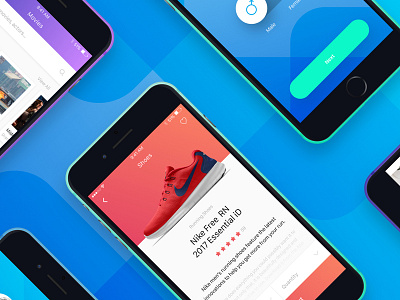 Flok iOS UI Kit app design flok ios kit mobile mockup news store ui ui kit ux