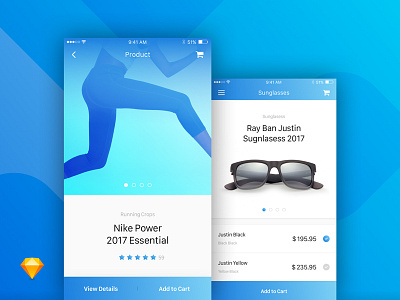 Product iOS Mobile App Screens android app design freebie ios product shop store ui ui kit ux