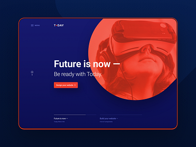 Today Web UI Kit - Cover Hero Header #2