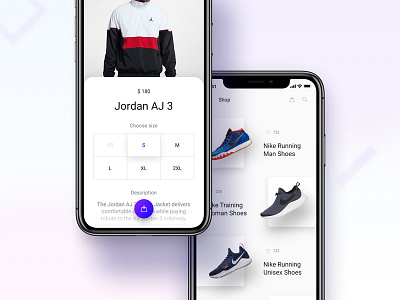 Product and sneakers shop/store iOS screens app figma ios minimal product shop sketch store ui ui kit ux xd