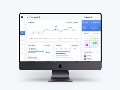 Free Dashboard Web App Template - Light app dashboard design figma freebie logo minimal mockup photoshop sketch stats ui ui kit user experience user interface ux web web design wireframe xd