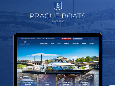 PragueBoats.cz design ui ux web website