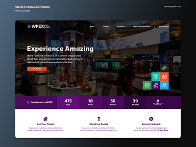 World Football Exhibition - UI Design