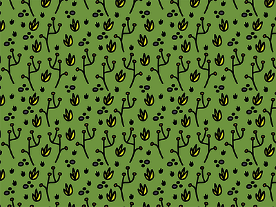 spring flowers illustration pattern spring