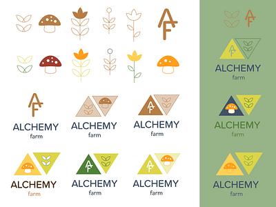 alchemy farm (unused) logo concepts