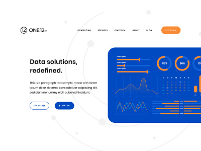 ONE12th Typography + Dashboard 4