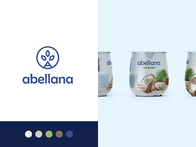 Abellana Final Logo + Packaging bio brand brand identity branding green leaf leaves logo logo design organic packaging plant plants sustainable vegan visual identity