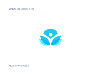 Wellness - Logo for Sale 5/20 abstract health human logo logo design modern people well wellbeing wellness