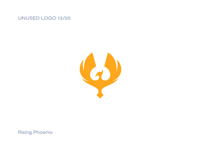 Rising Phoenix - Logo for Sale 13/20 abstract brand identity logo logo design modern phoenix phoenix logo rising