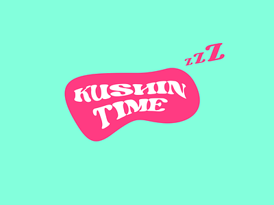 Kush In - Cushion typography abstract brand identity cannabis cbd cushion kush letter letters logo logo design modern