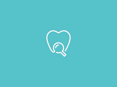 Dental Guide dental dentist line lineart logo search