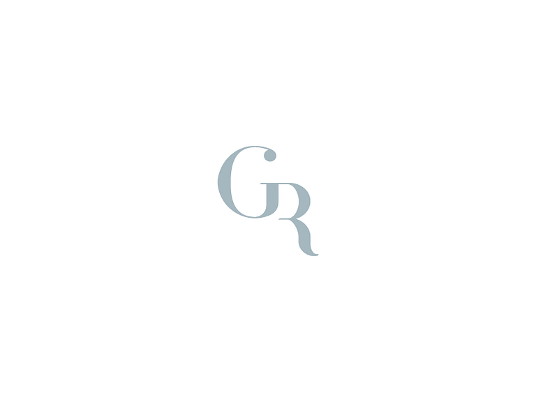 Abstract GR monogram by Insigniada - Branding Agency on Dribbble