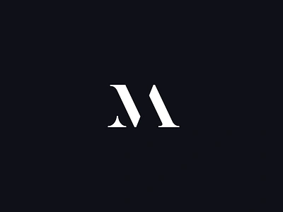 MA monogram abstract letters ma monogram