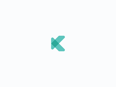 Abstract letter K logo abstract k letter logo overlap