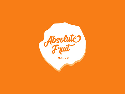 Absolute Fruit fruit fruits ice cream mango sorbet wordmark