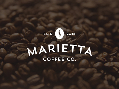 Marietta Coffee Company brand cafe coffee coffee bean company identity