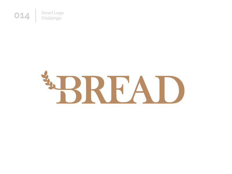 14/100 Daily Smart Logo Challenge bakery bread branch logo challenge 100 day challenge 100 day project design letterform letters modern logo letter abstract