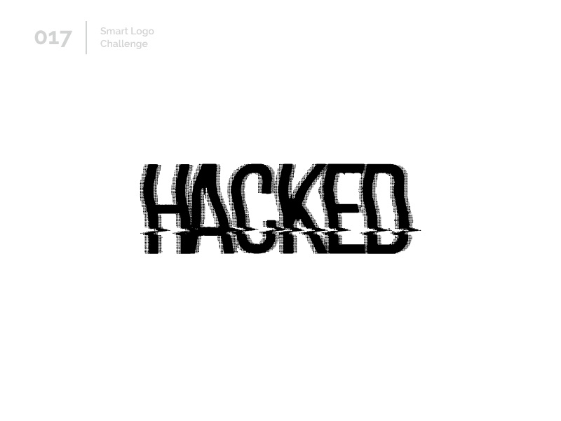 17/100 Daily Smart Logo Challenge hacked hacker hack 100 day challenge 100 day project wordmark letters logo letter abstract