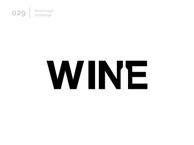 29/100 Daily Smart Logo Challenge 100 day challenge 100 day project abstract letter letterform letters logo logo challenge modern negativespace wine wine bottle wordmark