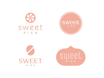 Sweet Logo abstract logo macaron modern pie simple sweet sweets