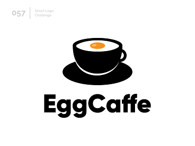 57/100 Daily Smart Logo Challenge 100 day challenge 100 day project abstract caffe coffee egg logo logo challenge modern mug