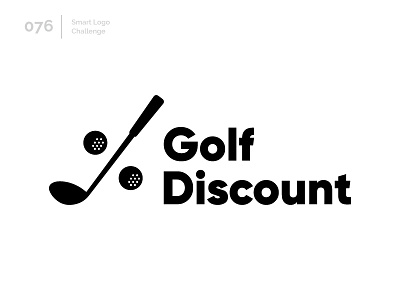 76/100 Daily Smart Logo Challenge 100 day challenge 100 day project abstract discount golf golf ball golf club golf logo logo logo challenge