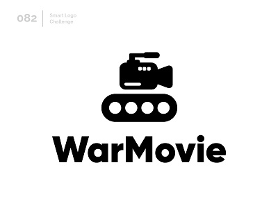 82/100 Daily Smart Logo Challenge 100 day challenge 100 day project abstract logo logo challenge movie tank war