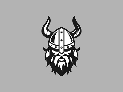 Viking Logo abstract beard beards helmet horns logo logo design modern norde nordic sharp strong viking vikings