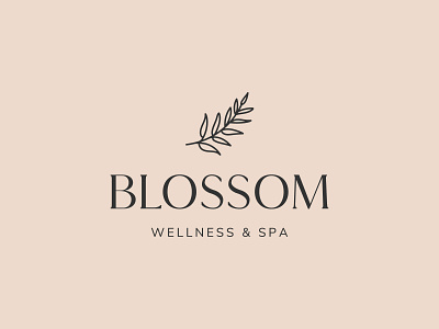 Blossom Logo abstract beauty blossom blossoms flower flowers logo logo design modern spa spa logo wellness wellness logo