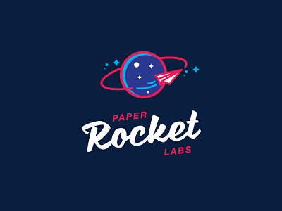 Paper Rocket Labs abstract brand identity colorful labs labs logo logo design modern modern logo paper paper logo rocket rocket logo space visual identity