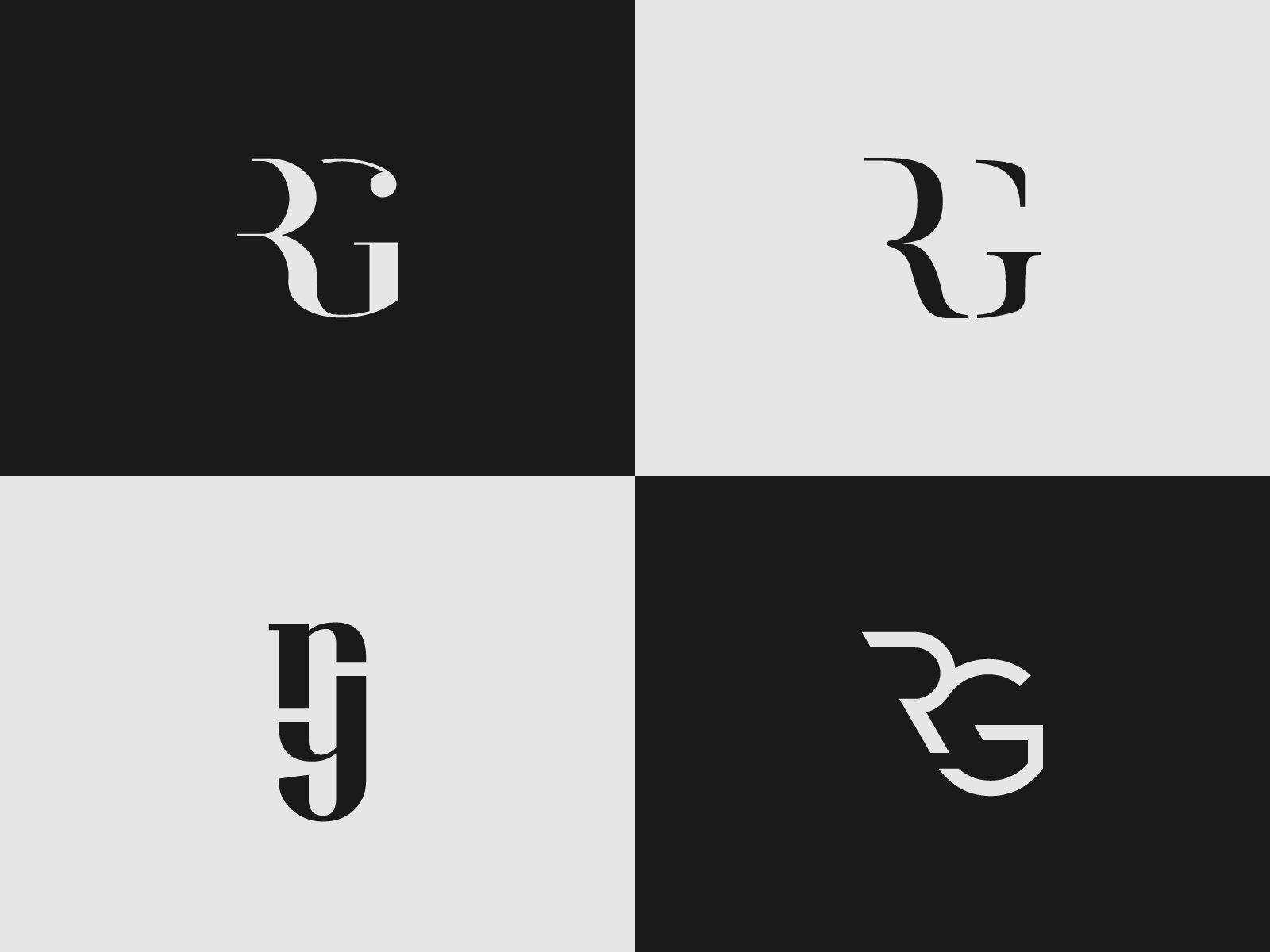 RG Monogram by Insigniada - Branding Agency on Dribbble