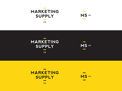 Marketing Supply Company logo agency brand identity company data ecommerce logo logo design marketing marketing logo supply yellow