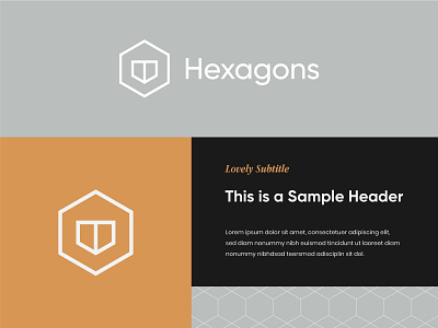 Hexagons Logo 3 architecture architecture logo brand identity hexagon hexagon logo hexagonal hexagons interior design interior design logo logo logo design modern modern logo visual identity