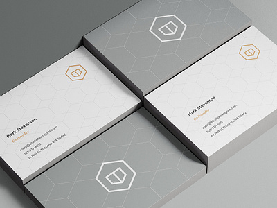 Hexagons Business Cards + Stationary