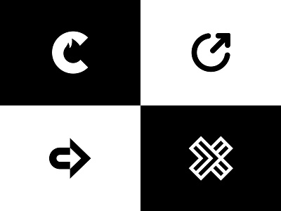 CrossFeet Logo Concepts