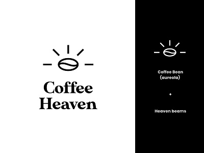 Coffee Heaven Logo 2 abstract brand identity coffee coffee bean coffee brand coffee brand identity coffee logo heaven logo logo design modern